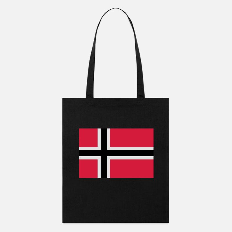 drapeau_norvege - Stanley/Stella Bio-Stoffbeutel - Schwarz