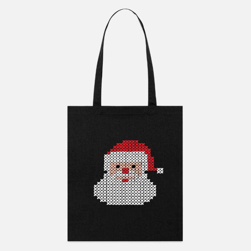 Le père noël - Tote bag bio Stanley/Stella - noir