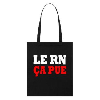 le rn ça pue - Tote bag bio Stanley/Stella - noir - Devant