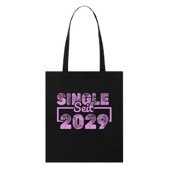 2029 - Stanley/Stella Bio-Stoffbeutel - Schwarz - Vorne