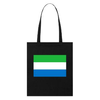 Sierra Leone - Tote bag bio Stanley/Stella - noir - Devant