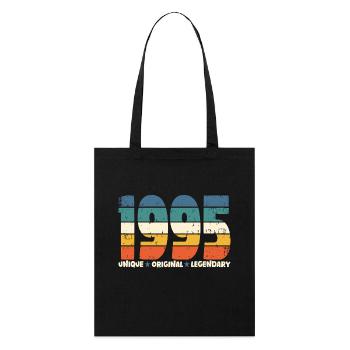 1995 Retro Original Legendary - Stanley/Stella Organic Tote Bag - black - Front