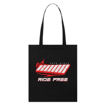 Path blaze roar ride free - Tote bag bio Stanley/Stella - noir - Devant