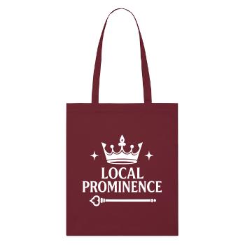 Importance locale - Tote bag bio Stanley/Stella - bordeaux - Devant