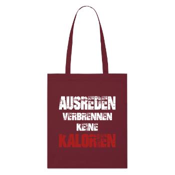 Jogging, Coureur Cadeau, Sport, Forme physique - Tote bag bio Stanley/Stella - bordeaux - Devant