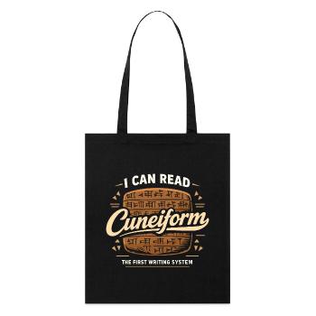 Ancient Mesopotamia, Sumerian - Stanley/Stella Organic Tote Bag - black - Front