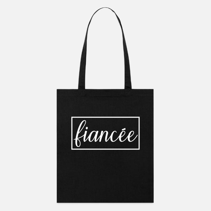 Forlovede matchende forlovelse bryllup bryllupsrejse - Stanley/Stella økologisk mulepose - sort