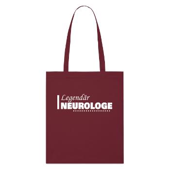 Occupation Neurologist - Stanley/Stella Organic Tote Bag - burgundy - Front