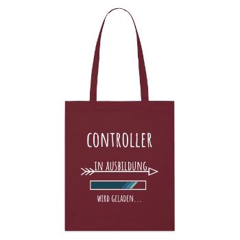 Controlling Studies Occupation Training Controller - Stanley/Stella Organic Tote Bag - burgundy - Front