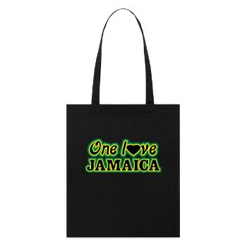One l♥ve jamaica - Tote bag bio Stanley/Stella - noir - Devant