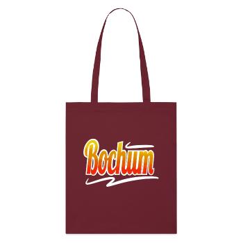 Bochum - Tote bag bio Stanley/Stella - bordeaux - Devant