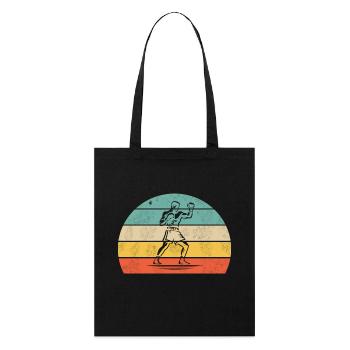 Boxer Boxing Match - Stanley/Stella Organic Tote Bag - black - Front