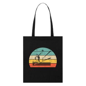 Volleyball de plage Smash - Tote bag bio Stanley/Stella - noir - Devant