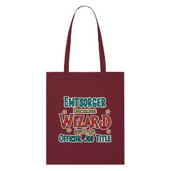 Disposal Wizard - Stanley/Stella Organic Tote Bag - burgundy - Front