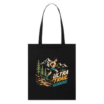 Ultra Trail Running - Tote bag bio Stanley/Stella - noir - Devant
