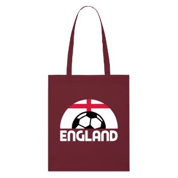 england - Stanley/Stella Organic Tote Bag - burgundy - Front