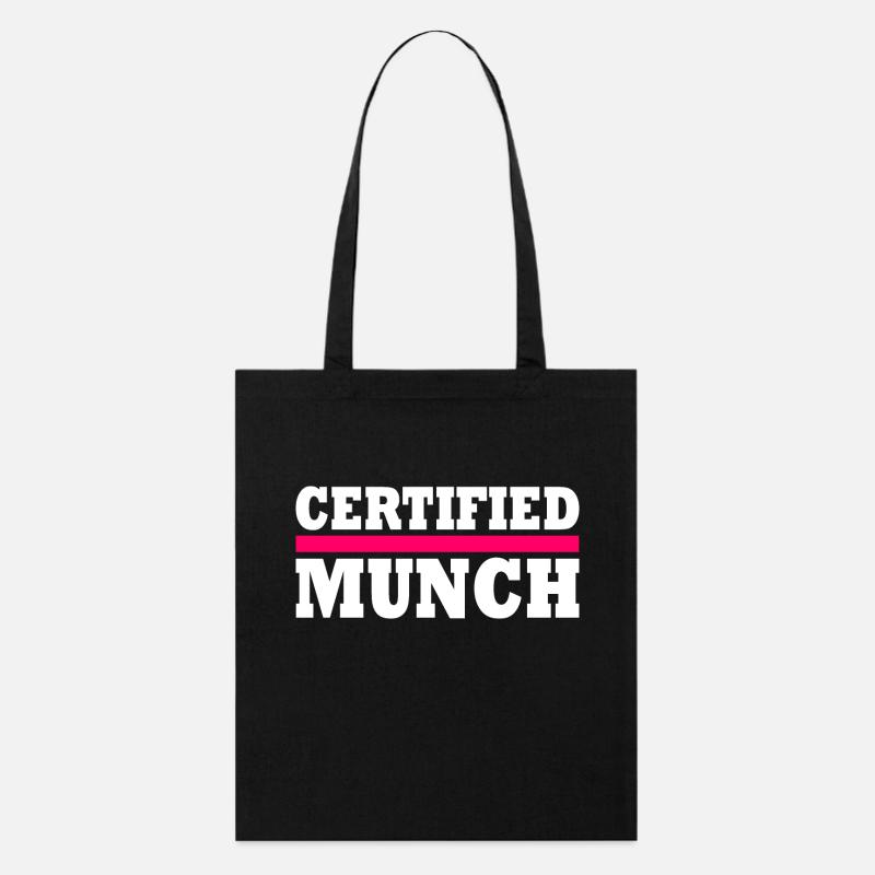 Certified munch - Tote bag bio Stanley/Stella - noir