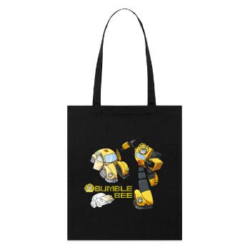 Transformers Bumblebee Transformation - Stanley/Stella Organic Tote Bag - black - Front