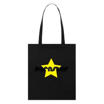pornstar - Stanley/Stella Organic Tote Bag - black - Front