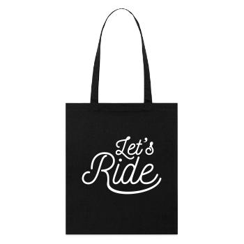 Laissez BB´s skateboard monter vélo vélo moto - Tote bag bio Stanley/Stella - noir - Devant
