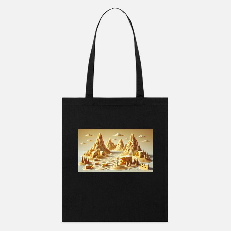 Cheese - Stanley/Stella Organic Tote Bag - black