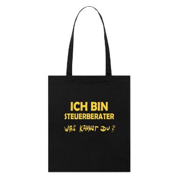 Conseiller fiscal en tant que profession - Tote bag bio Stanley/Stella - noir - Devant