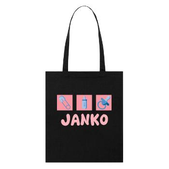 Sucette Janko - Tote bag bio Stanley/Stella - noir - Devant