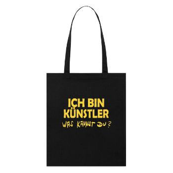 Artiste - Tote bag bio Stanley/Stella - noir - Devant