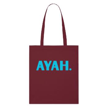 INDONET Aya - Stanley/Stella Organic Tote Bag - burgundy - Front