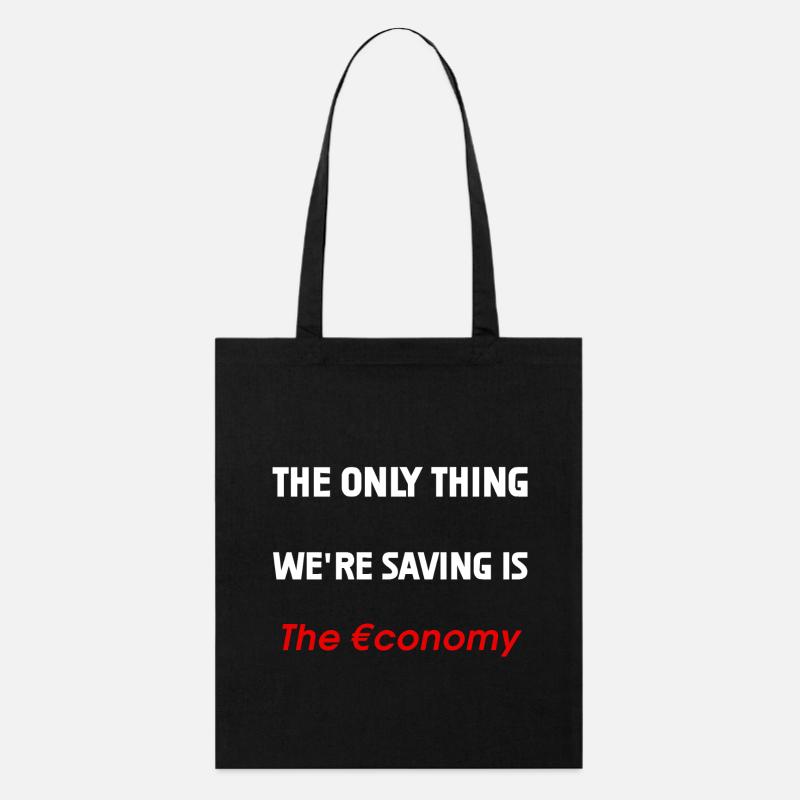 Rettung der Wirtschaft - Stanley/Stella Bio-Stoffbeutel - Schwarz