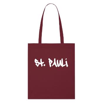 Sankt Pauli Hambourg St. Pauli - Tote bag bio Stanley/Stella - bordeaux - Devant