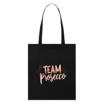 Team Prosecco! - Stanley/Stella Organic Tote Bag - black - Front