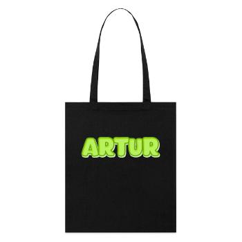 Artur dans le rôle d’Artur - Tote bag bio Stanley/Stella - noir - Devant