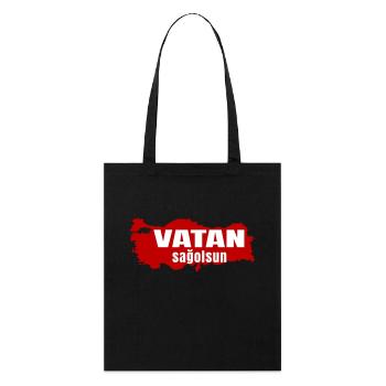 Vatan Sagolsun V2 - Stanley/Stella Organic Tote Bag - black - Front