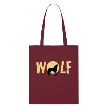 wolf_092011_c_2c - Tote bag bio Stanley/Stella - bordeaux - Devant