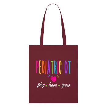 Occupational therapy - Stanley/Stella Organic Tote Bag - burgundy - Front