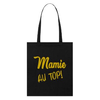 MAMIE - Tote bag bio Stanley/Stella - noir - Devant