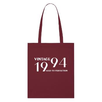 Vintage 1994 aged to perfection - Tote bag bio Stanley/Stella - bordeaux - Devant