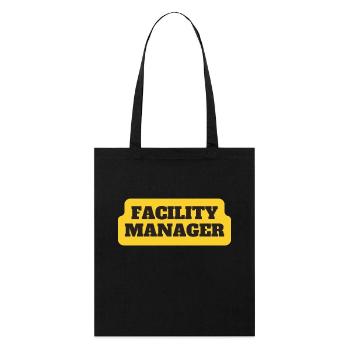 Facility Manager In-house technician Caretaker - Stanley/Stella Organic Tote Bag - black - Front