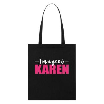Karen - Tote bag bio Stanley/Stella - noir - Devant