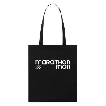 Marathon Man - Personnalisable - Tote bag bio Stanley/Stella - noir - Devant