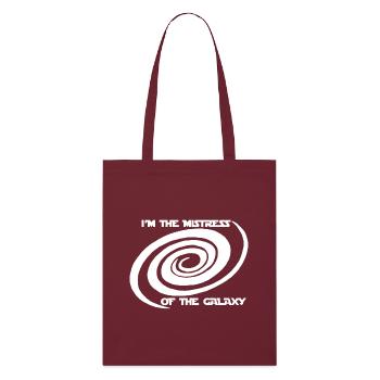 Maîtresse de la galaxie - Tote bag bio Stanley/Stella - bordeaux - Devant