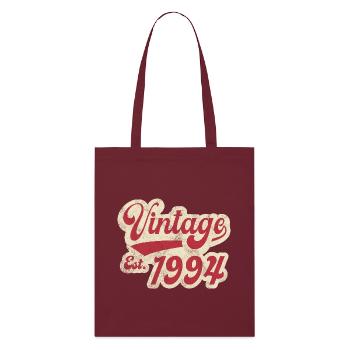 Vintage Est 1994 - Tote bag bio Stanley/Stella - bordeaux - Devant