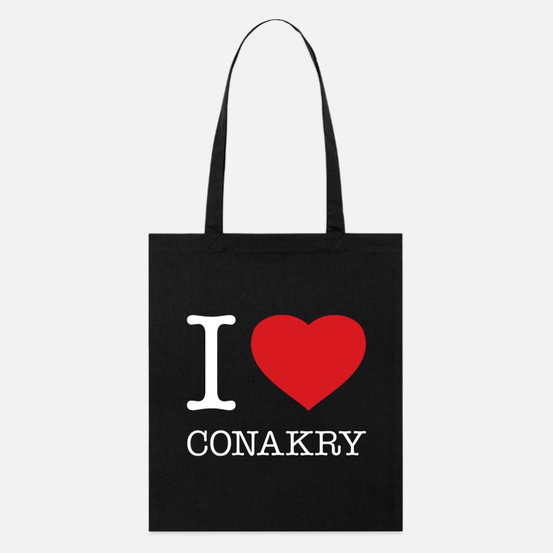 J’ADORE CONAKRY - Tote bag bio Stanley/Stella - noir