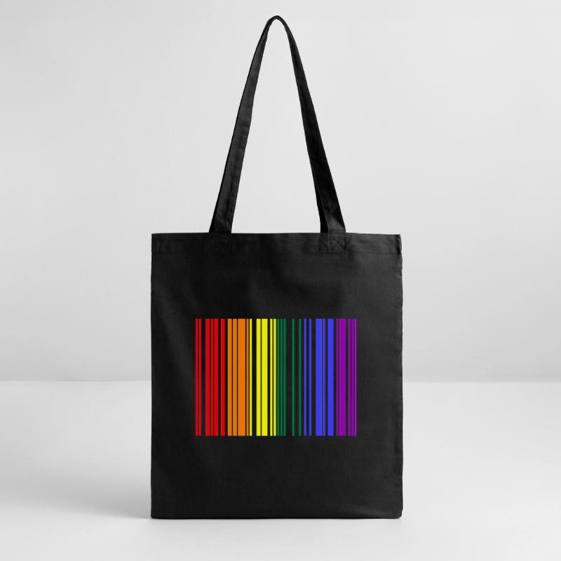 Rainbow Barcode Stanley/Stella Organic Tote Bag