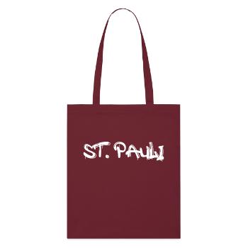 St. Pauli Hambourg - Tote bag bio Stanley/Stella - bordeaux - Devant