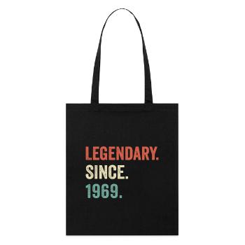 legendary since 1969 - Stanley/Stella Organic Tote Bag - black - Front