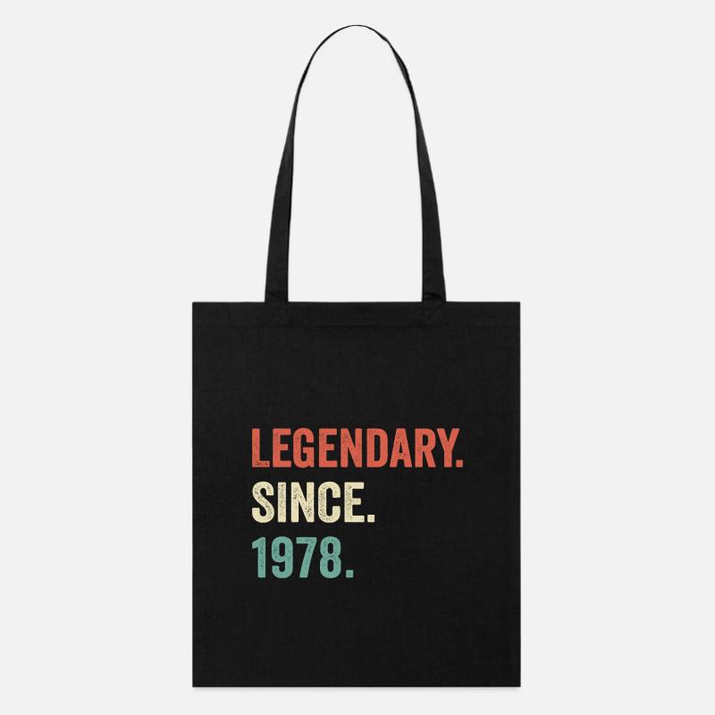 legendary since 1978 - Tote bag bio Stanley/Stella - noir