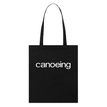 canoeing - Tote bag bio Stanley/Stella - noir - Devant