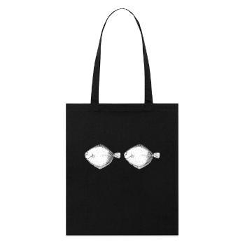 Turbot Panorama Mug - Tote bag bio Stanley/Stella - noir - Devant
